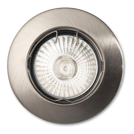 Ideal Lux - Podhľadové svietidlo JAZZ 1xGU10/50W/230V pr. 7,7 cm matný chróm