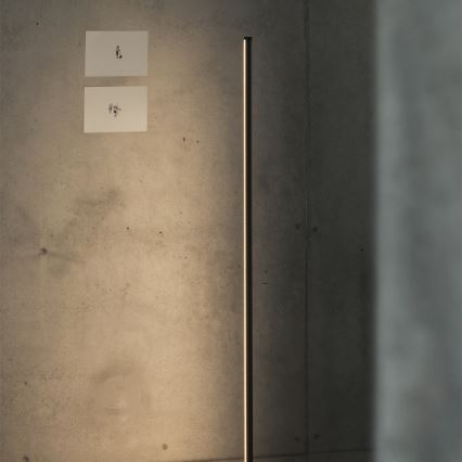 Ideal Lux - Stlmiteľná stojacia LED lampa YOKO LED/16W/230V CRI 90 čierna