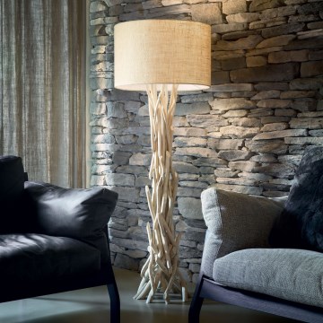 Ideal Lux - Stojacia lampa DRIFTWOOD 1xE27/60W/230V guava