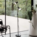 Ideal Lux - Stojacia lampa POLLY 2xE27/60W/230V čierna