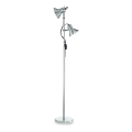 Ideal Lux - Stojacia lampa POLLY 2xE27/60W/230V lesklý chróm