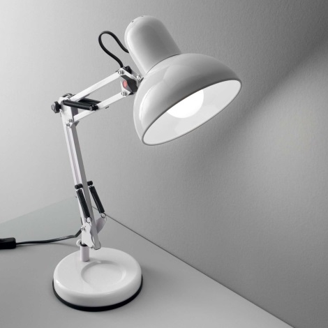 Ideal Lux - Stolná lampa 1xE27/40W/230V biela