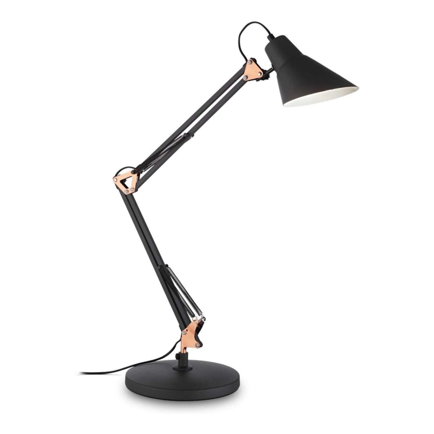 Ideal Lux - Stolná lampa 1xE27/42W/230V čierna