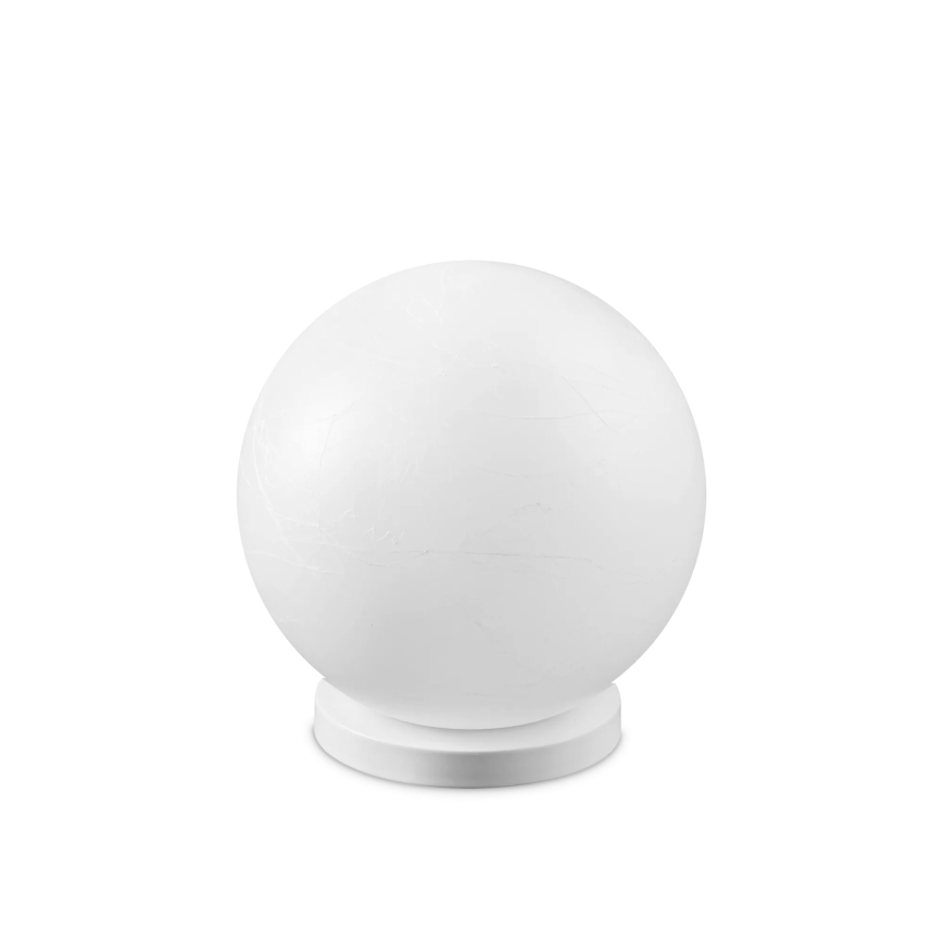 Ideal Lux - Stolná lampa CARTA 1xE27/25W/230V pr. 40 cm biela
