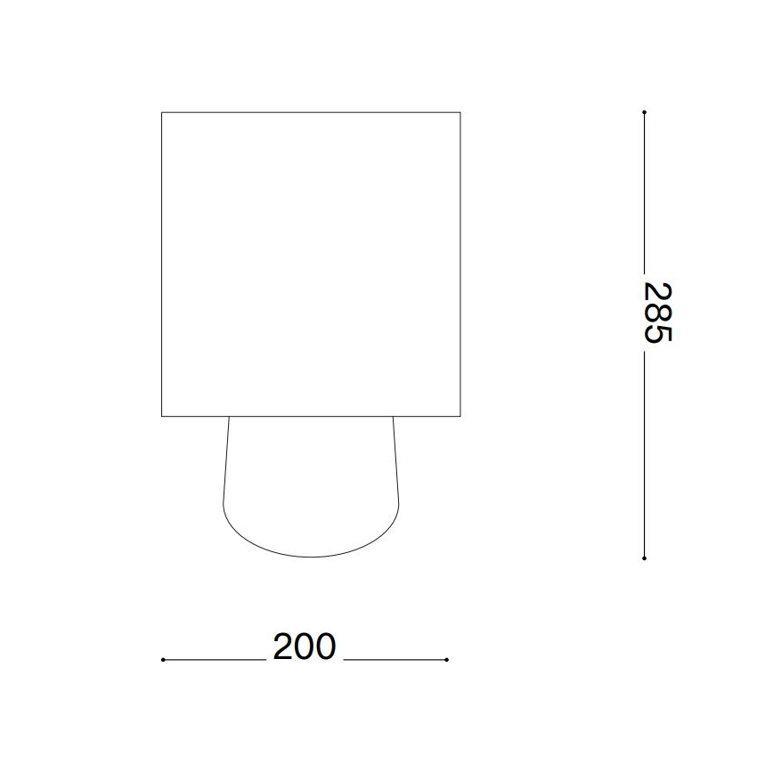 Ideal Lux - Stolná lampa KALI 1xE14/40W/230V krémová/béžová