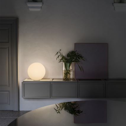 Ideal Lux - Stolná lampa MAPA 1xE27/42W/230V pr. 20 cm biela
