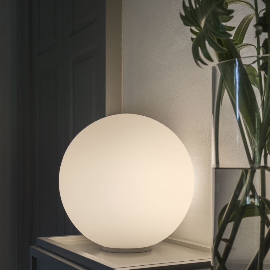 Ideal Lux - Stolná lampa MAPA 1xE27/42W/230V pr. 20 cm biela