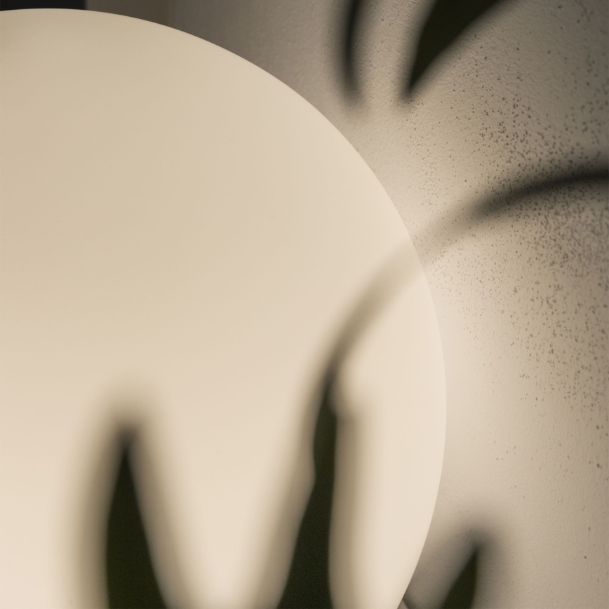 Ideal Lux - Stolová lampa MAPA 1xE27/42W/230V priemer 30 cm biela