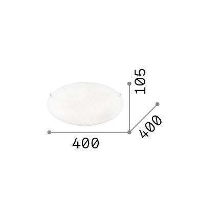 Ideal Lux - Stropné svietidlo 3xE27/60W/230V