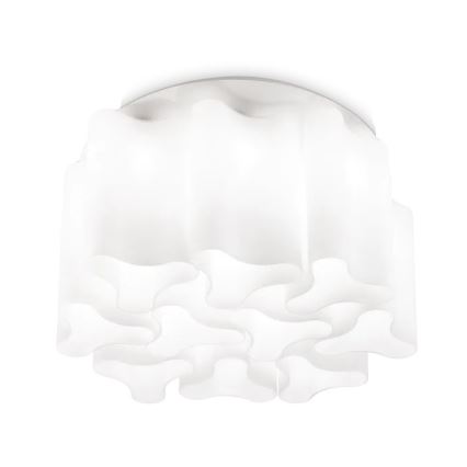 Ideal Lux - Stropné svietidlo COMPO 10xE27/52W/230V, priemer 73,5 cm, biele