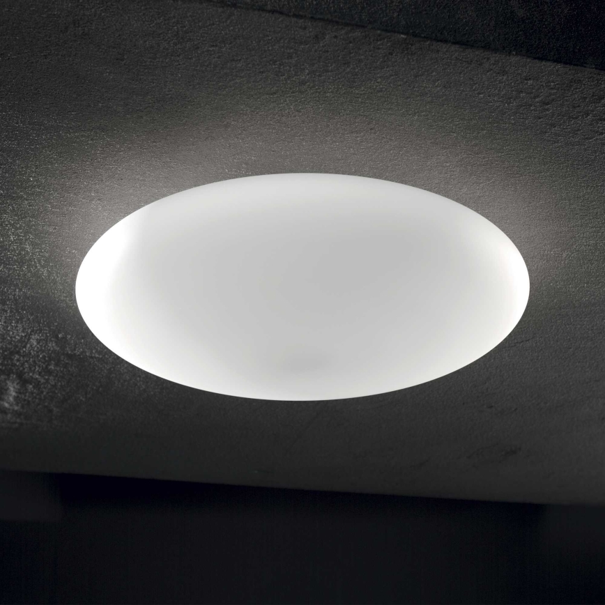Ideal Lux - Stropné svietidlo SMARTIES 1xE27/42W/230V pr. 33 cm biele