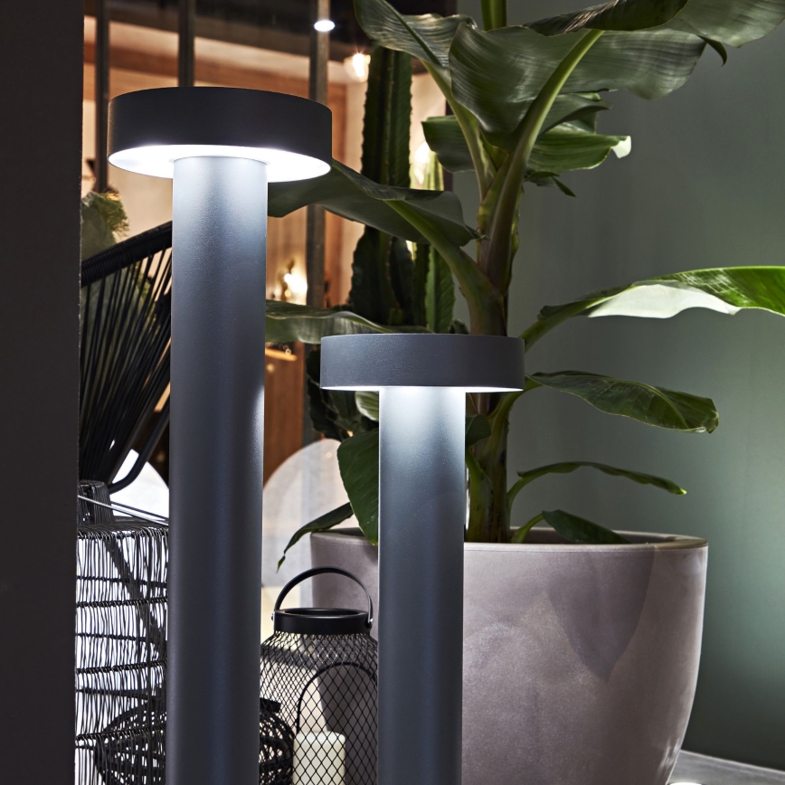 Ideal Lux - Vonkajšia lampa 4xG9/15W/230V 60 cm IP44 antracit