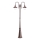 Ideal Lux - Vonkajšia lampa CIMA 2xE27/52W/230V 216 cm IP43 hnedá