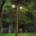 Ideal Lux - Vonkajšia lampa CIMA 2xE27/52W/230V 216 cm IP43 patina