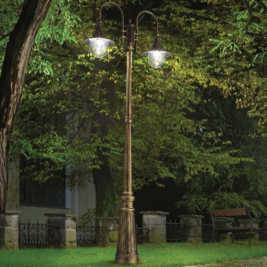 Ideal Lux - Vonkajšia lampa CIMA 2xE27/52W/230V 216 cm IP43 patina