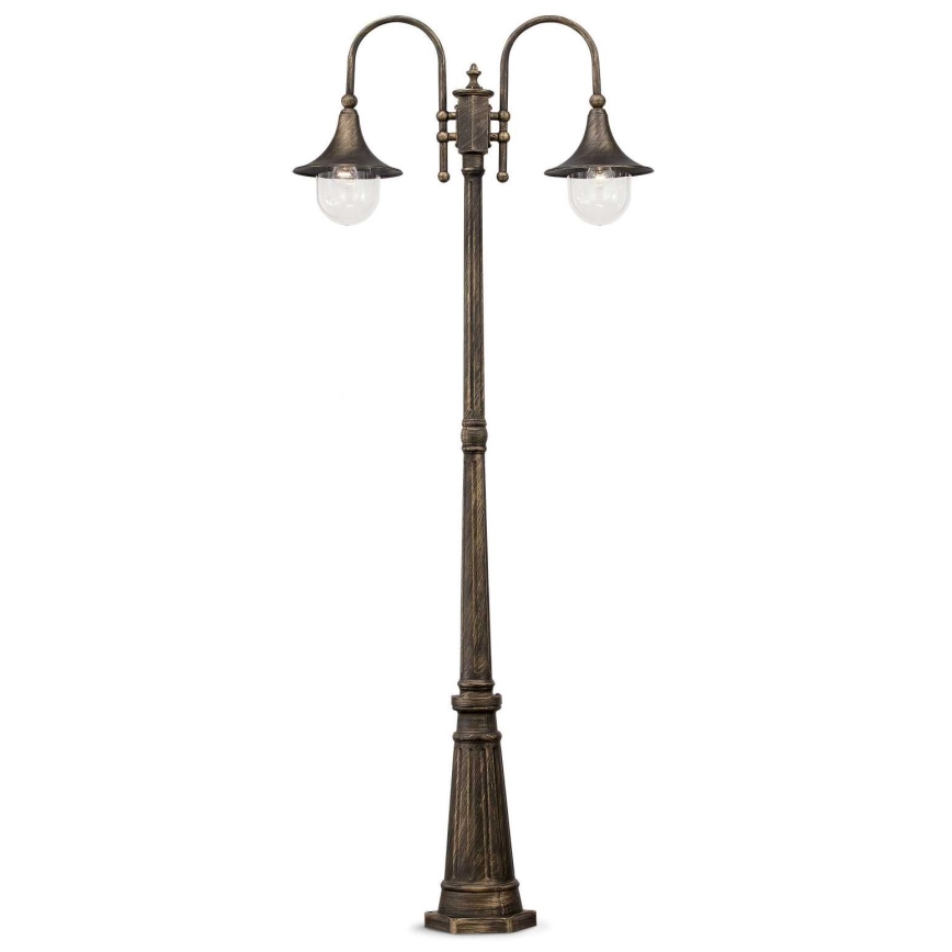 Ideal Lux - Vonkajšia lampa CIMA 2xE27/52W/230V 216 cm IP43 patina
