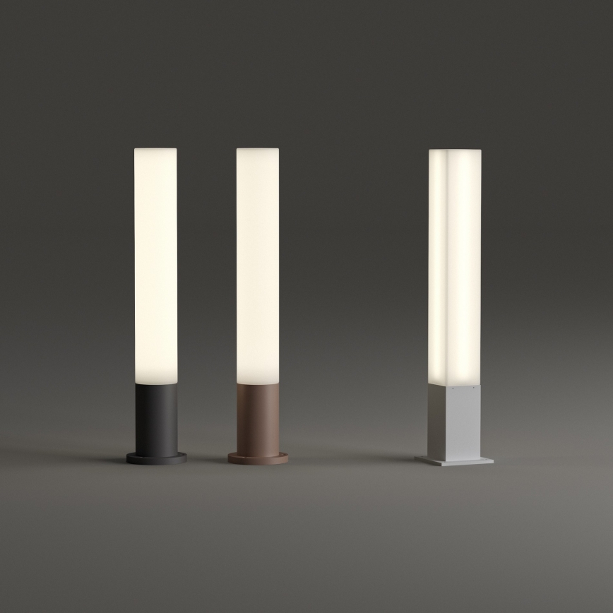 Ideal Lux - Vonkajšia lampa EDO OUTDOOR 1xGX53/15W/230V 79 cm IP65 hnedá