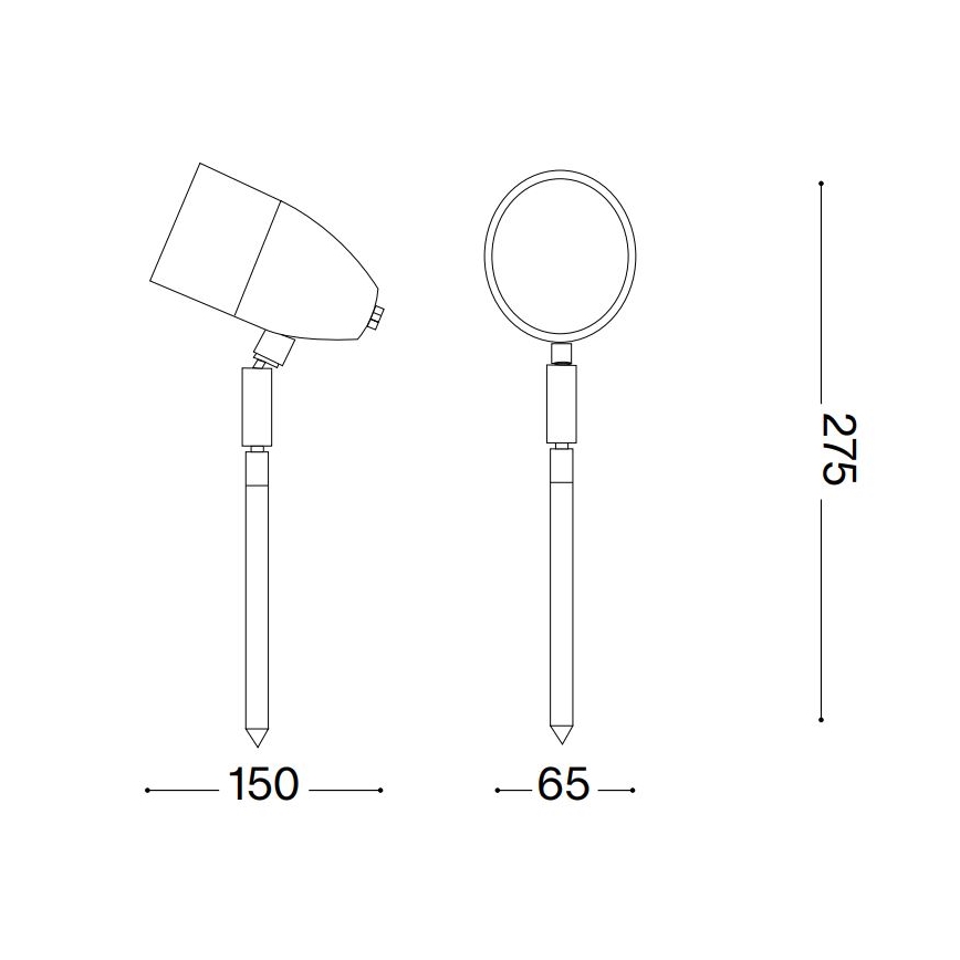 Ideal Lux - Vonkajšia lampa INSIDE 1xG9/15W/230V 27,5 cm IP54 hnedá