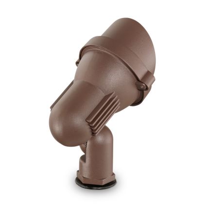 Ideal Lux - Vonkajšia lampa TERRA 1xGU10/28W/230V IP65 hnedá