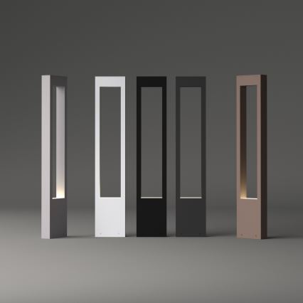 Ideal Lux - Vonkajšia lampa VEGA 1xG9/15W/230V 80 cm IP44 hnedá