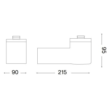Ideal Lux - Vonkajšia nástenná lampa CLIO 1xE27/42W/230V IP44 biela