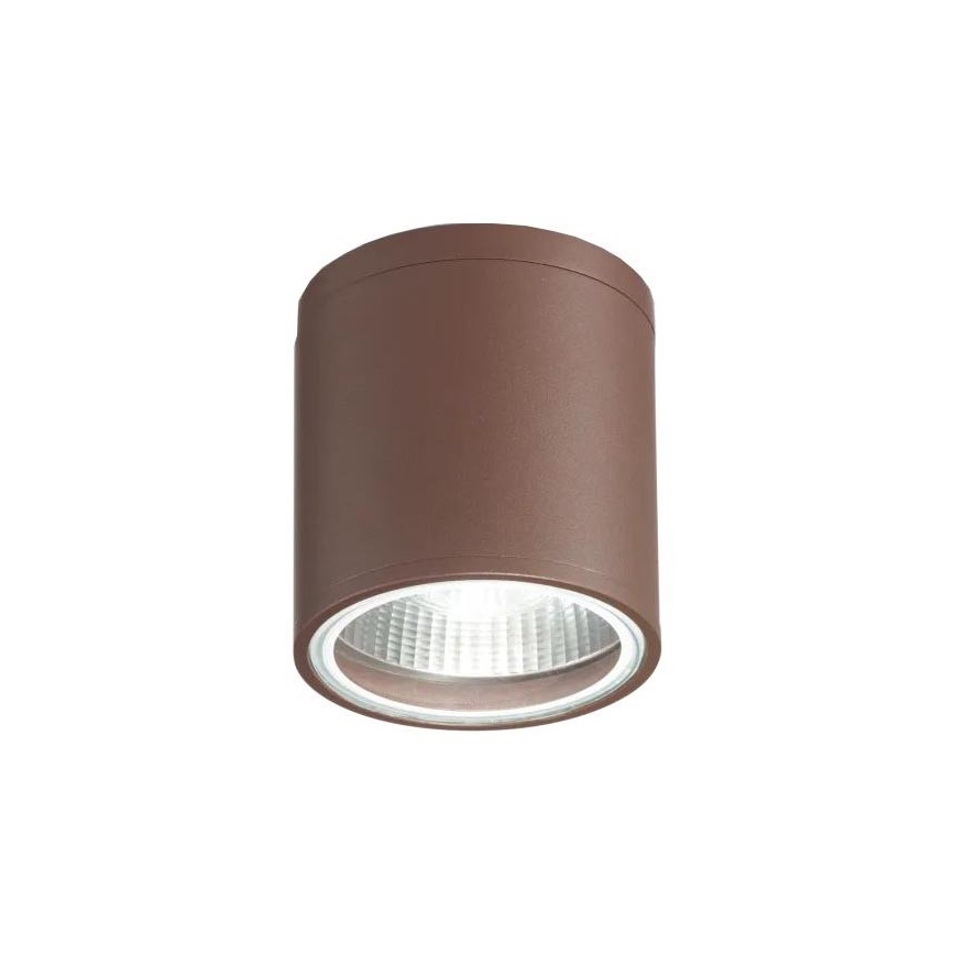 Ideal Lux - Vonkajšie bodové svietidlo GUN 1xGU10/28W/230V, priemer 11 cm, IP55, hnedá