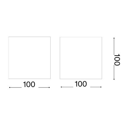 Ideal Lux - vonkajšie nástenné LED svietidlo ATOM LED/12W/230V CRI 90 IP54 hnedá