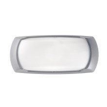Ideal Lux - Vonkajšie nástenné svietidlo 1xE27/23W/230V šedá