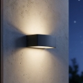 Ideal Lux - Vonkajšie nástenné svietidlo ANDROMEDA 1xE27/60W/230V IP55 antracit