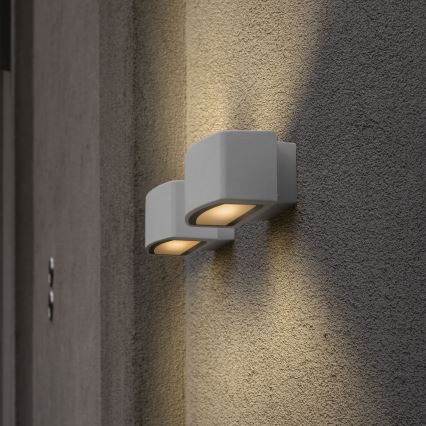 Ideal Lux - Vonkajšie nástenné svietidlo ANDROMEDA 1xE27/60W/230V IP55 biela