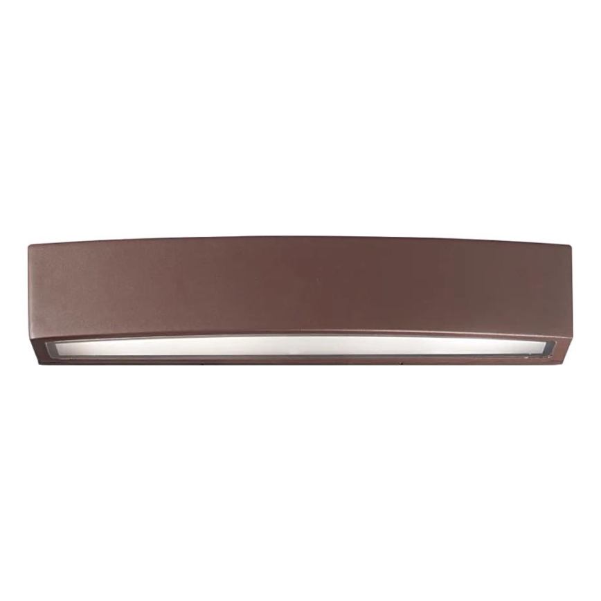 Ideal Lux - Vonkajšie nástenné svietidlo ANDROMEDA 2xE27/60W/230V IP55 hnedá