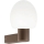 Ideal Lux - Vonkajšie nástenné svietidlo CLIO 1xE27/42W/230V IP44 hnedé