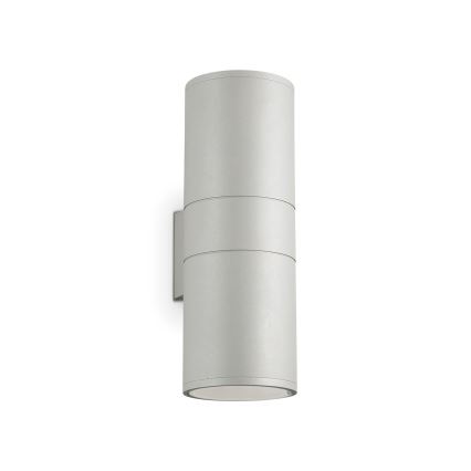Ideal Lux - Vonkajšie nástenné svietidlo GUN 1xE27/60W/230V 31 cm IP54 sivé
