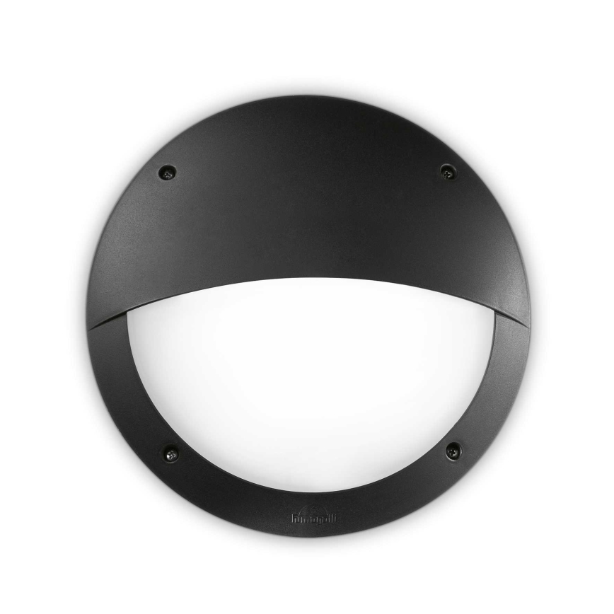 Ideal Lux - Vonkajšie nástenné svietidlo LUCIA 1xE27/23W/230V IP66 čierna