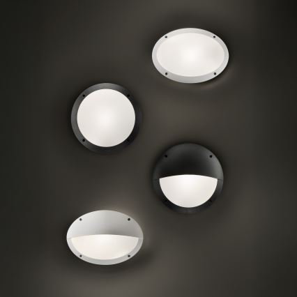 Ideal Lux - Vonkajšie nástenné svietidlo POLAR 1xE27/23W/230V IP66 biele