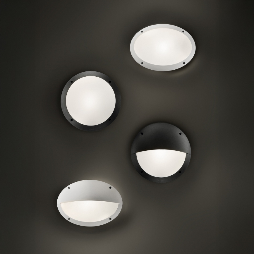 Ideal Lux - Vonkajšie nástenné svietidlo POLAR 1xE27/23W/230V IP66 biele