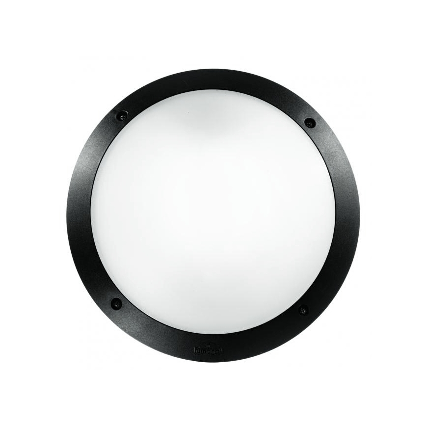Ideal Lux - Vonkajšie nástenné svietidlo POLAR 1xE27/23W/230V IP66 čierne