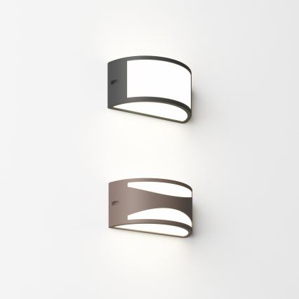 Ideal Lux - Vonkajšie nástenné svietidlo REX 1xE27/60W/230V IP44 hnedé