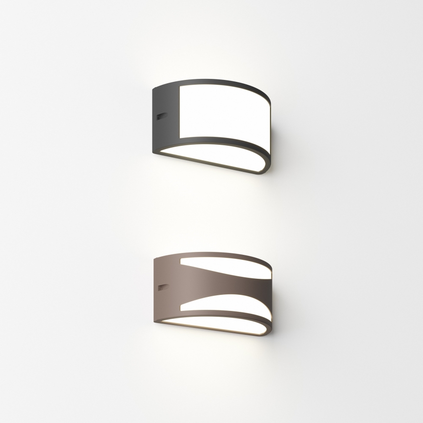 Ideal Lux - Vonkajšie nástenné svietidlo REX 1xE27/60W/230V IP44 hnedé