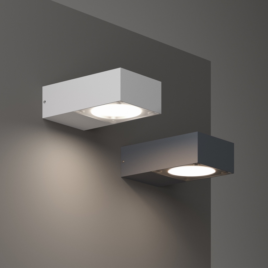 Ideal Lux - Vonkajšie nástenné svietidlo SIRIO 1xGX53/9W/230V IP65 antracit