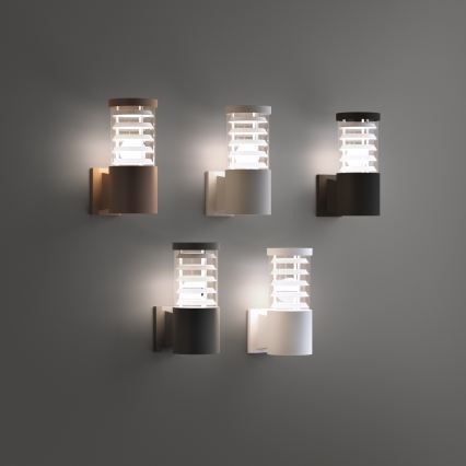 Ideal Lux - Vonkajšie nástenné svietidlo TRONCO 1xE27/42W/230V IP44 antracit