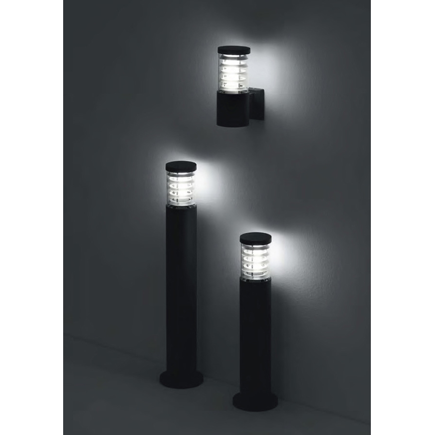 Ideal Lux - Vonkajšie nástenné svietidlo TRONCO 1xE27/42W/230V IP44 čierne