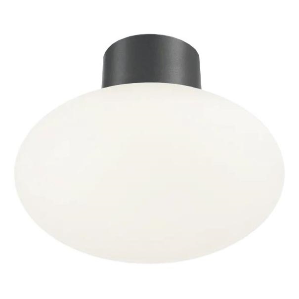 Ideal Lux - Vonkajšie stropné svietidlo CLIO 1xE27/42W/230V IP44 antracit