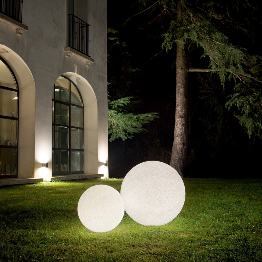 Ideal Lux - Vonkajšie svietidlo DORIS 1xE27/60W/230V, priemer 30 cm, IP44, sivé