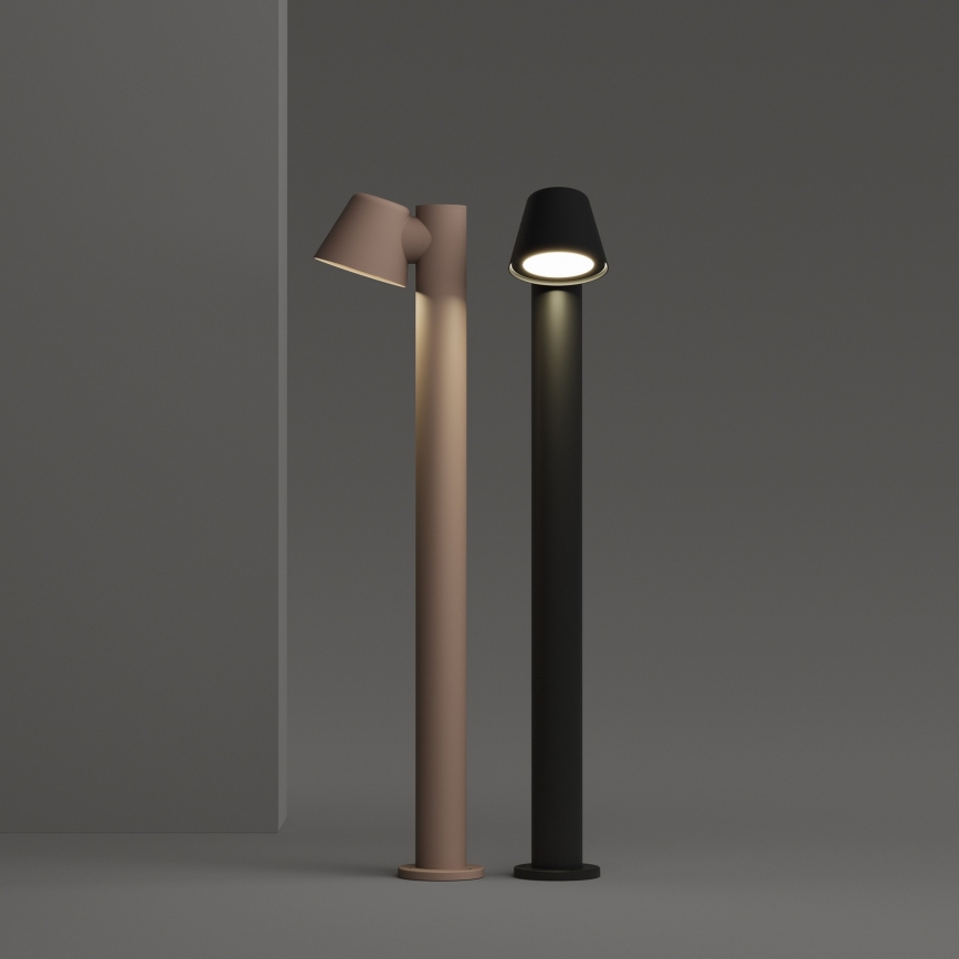 Ideal Lux - Vonkajšie svietidlo GAS 1xGU10/35W/230V 80 cm IP43 hnedé