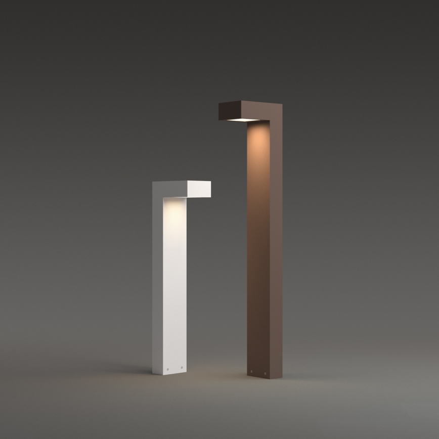Ideal Lux - Vonkajšie svietidlo SIRIO 1xGX53/9W/230V 80 cm IP65 hnedé