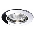 Ideal Lux - Zapustené svietidlo JAZZ 1xGU10/50W/230V pr. 7,7 cm lesklý chróm