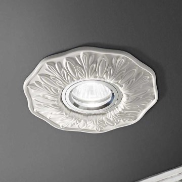 Ideal Lux - Zápustné svietidlo POLKA 1xGU10/50W/230V biela