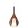 Ideal Lux - Závesné svietidlo na lanku KALIQUE 1xE27/42W/230V priemer 18 cm dymovo-medené