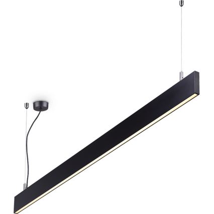 Ideal Lux - Závesný LED luster na lane LINUS LED/32W/230V 3000K CRI 90 120 cm čierna